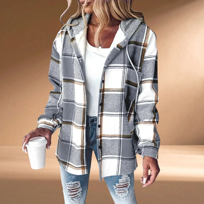 Emma Checked Hooded | LouLou Couture