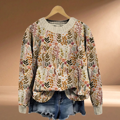 Nova Comfortable Floral Sweater | LouLou Couture