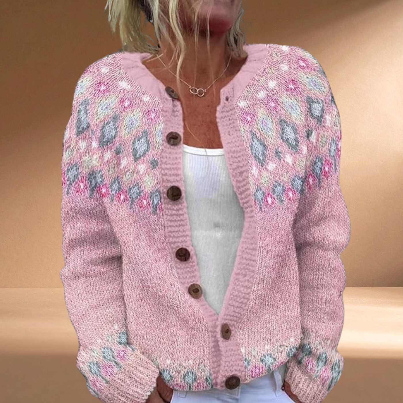 Sophie Pink Comfort Cardigan | LouLou Couture