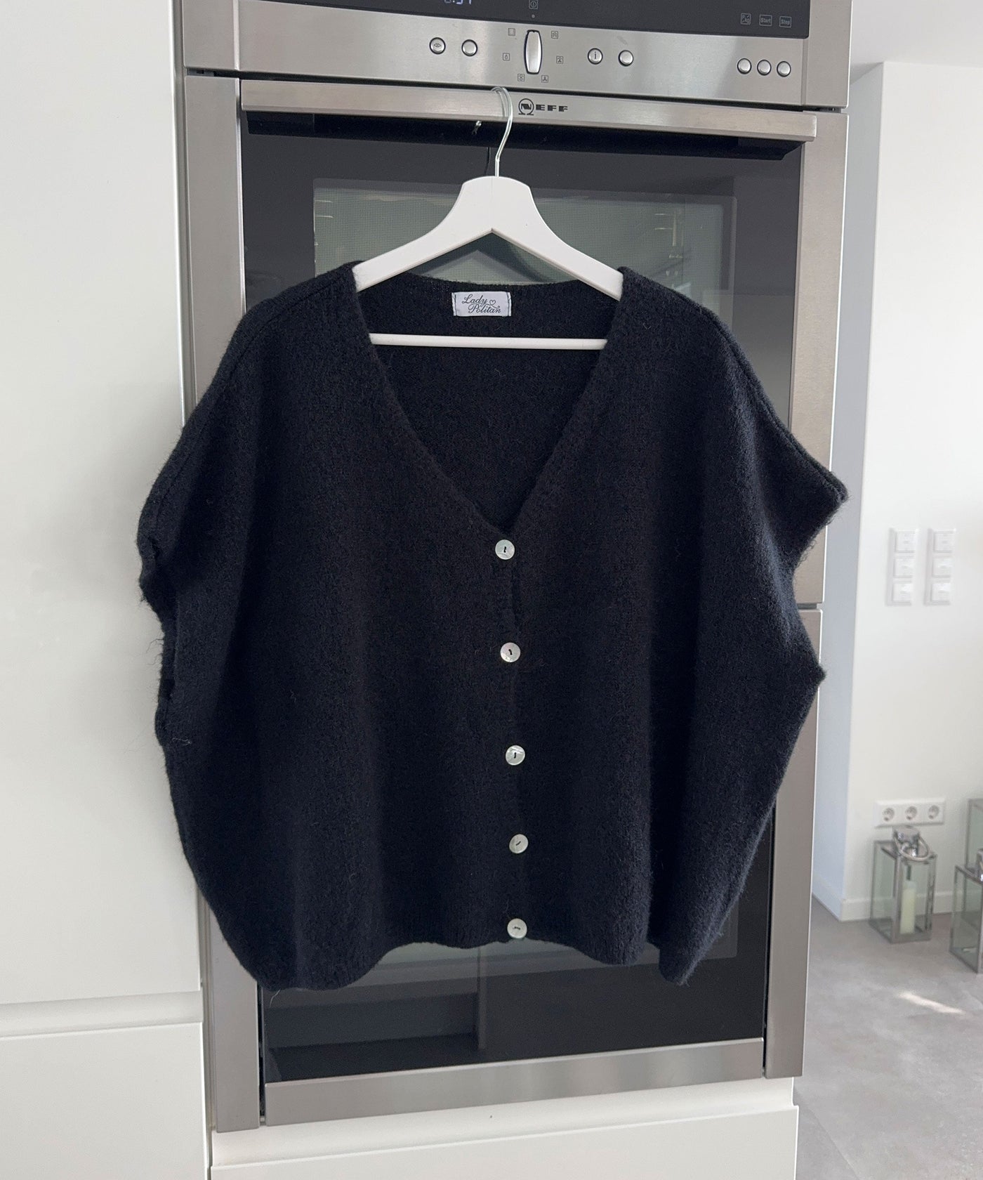 Draped Shoulder Cardigan | LouLou Couture