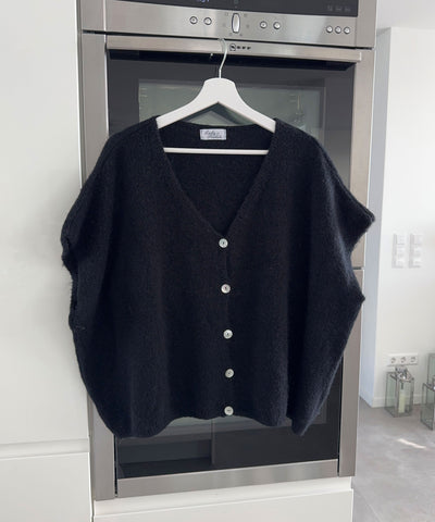 Draped Shoulder Cardigan | LouLou Couture