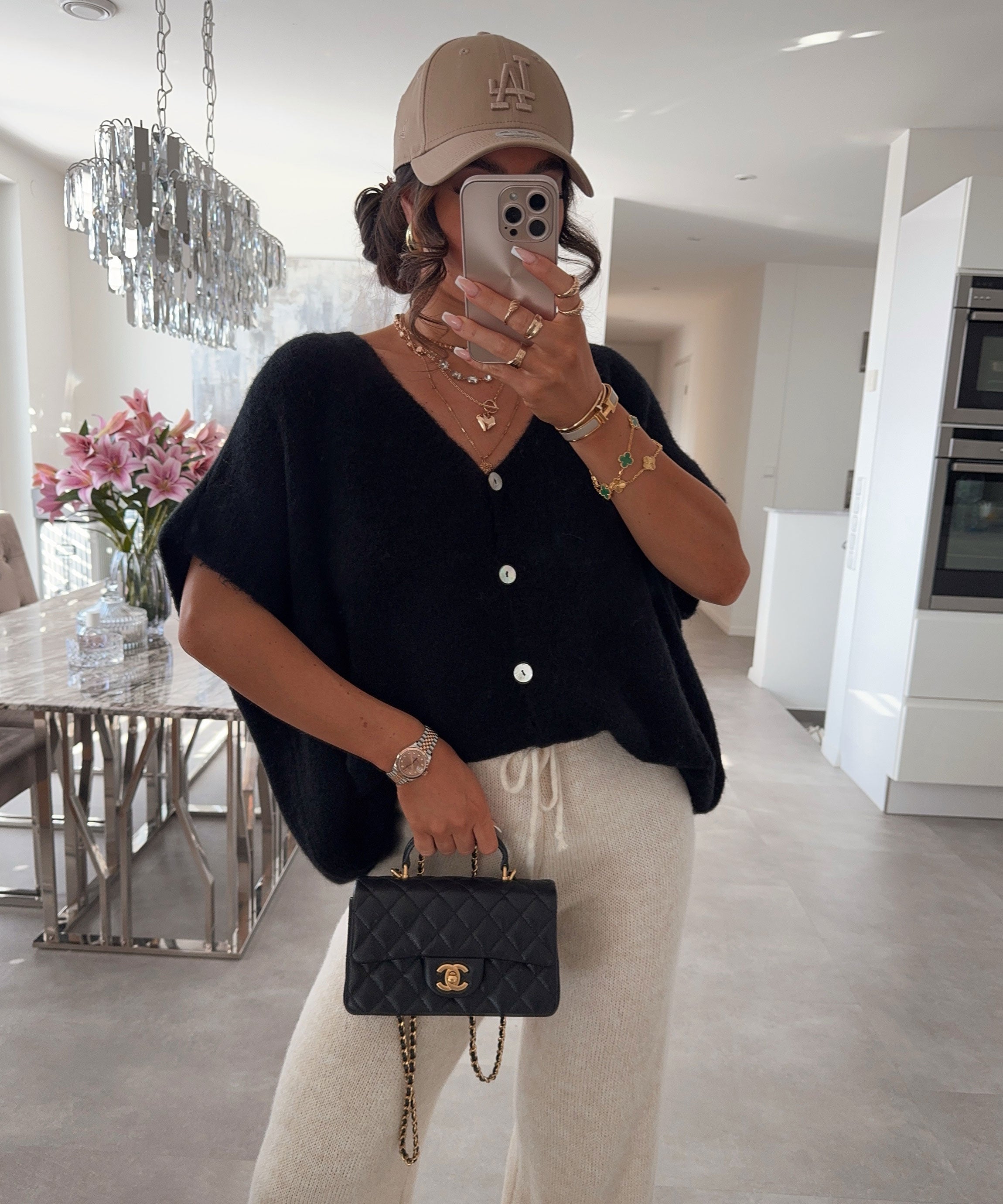 Draped Shoulder Cardigan | LouLou Couture - LouLou Couture