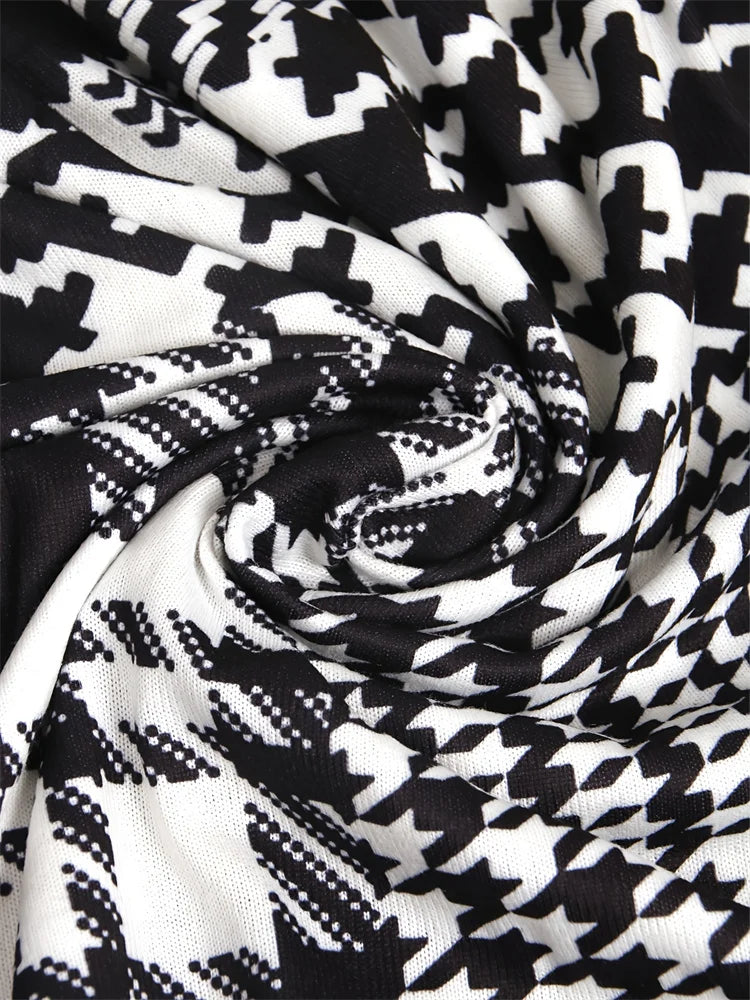 Sleek Geo-Print Cardigan | LouLou Couture