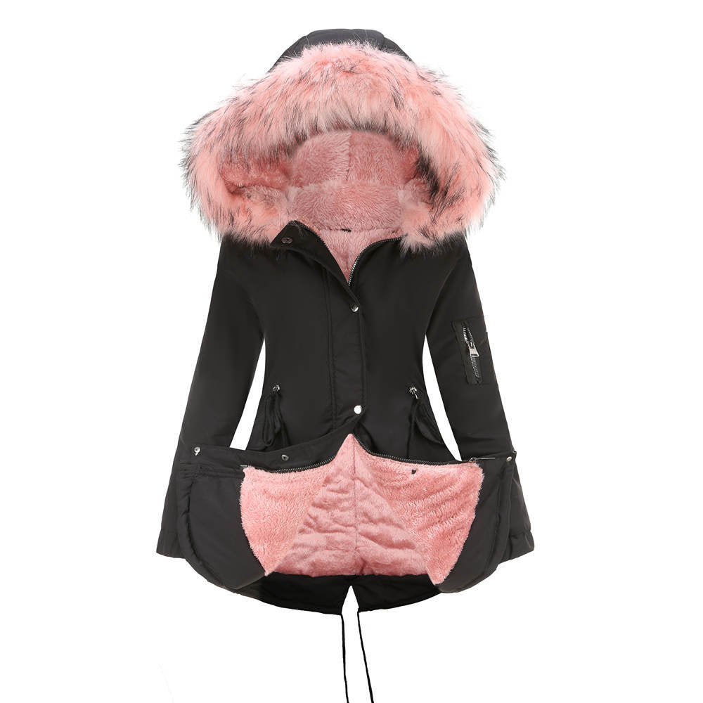 Warm Velvet-Trimmed Parka | LouLou Couture