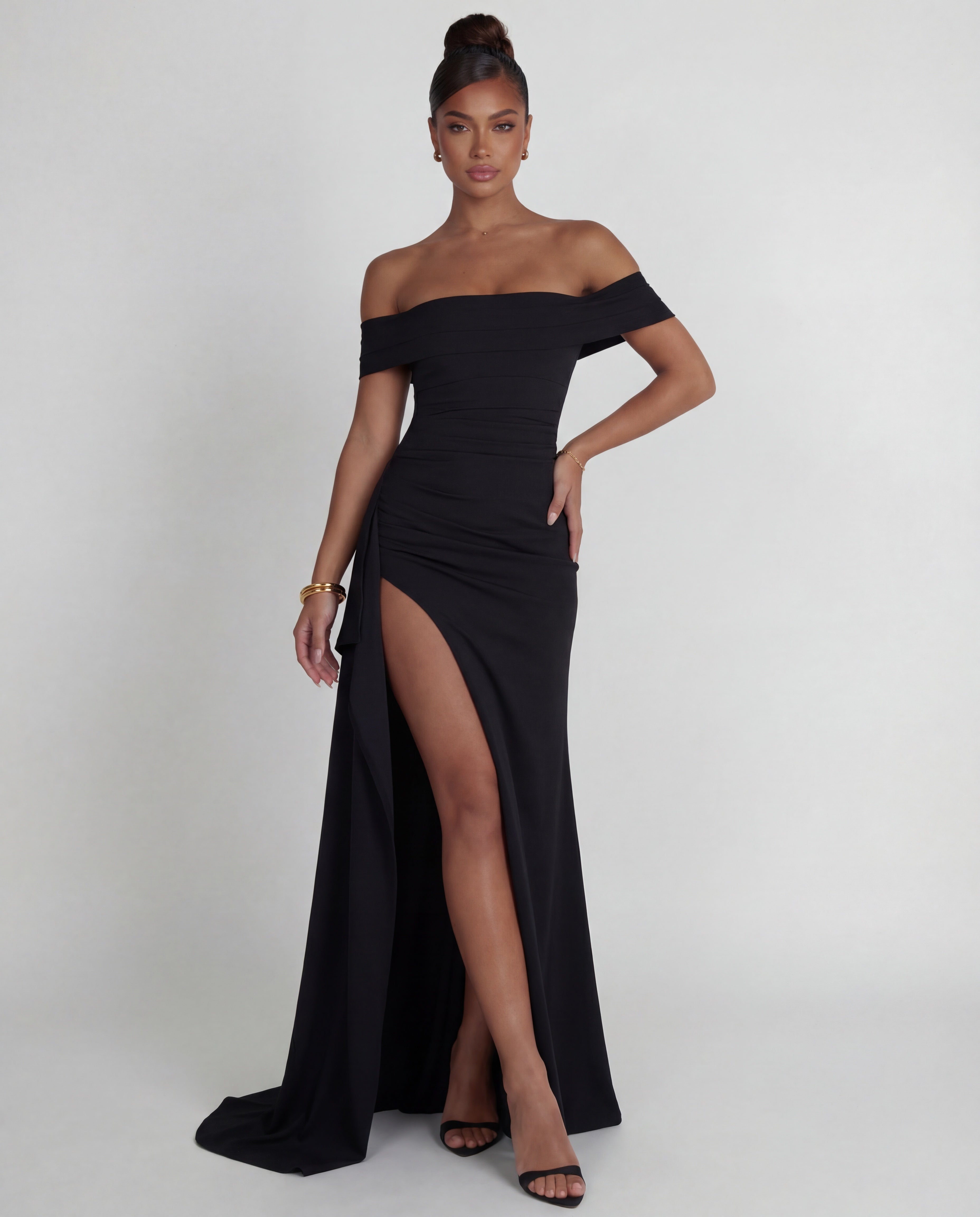 off the shoulder tight maxi dress Amazon.com: HTZMO Women Off Shoulder Fall Wedding Guest Formal Bodycon Maxi Dress Black