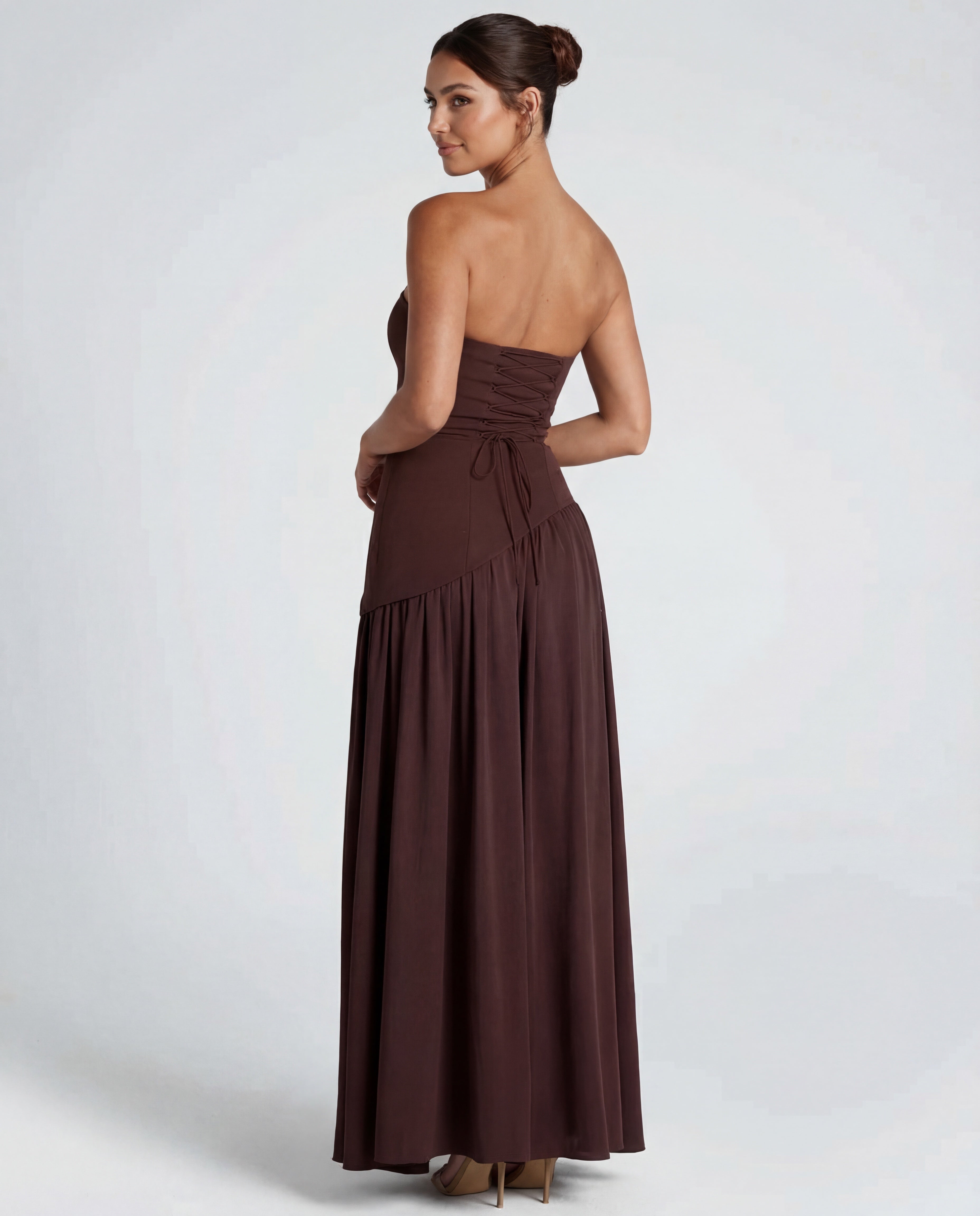 Aveline | Strapless Maxi Dress