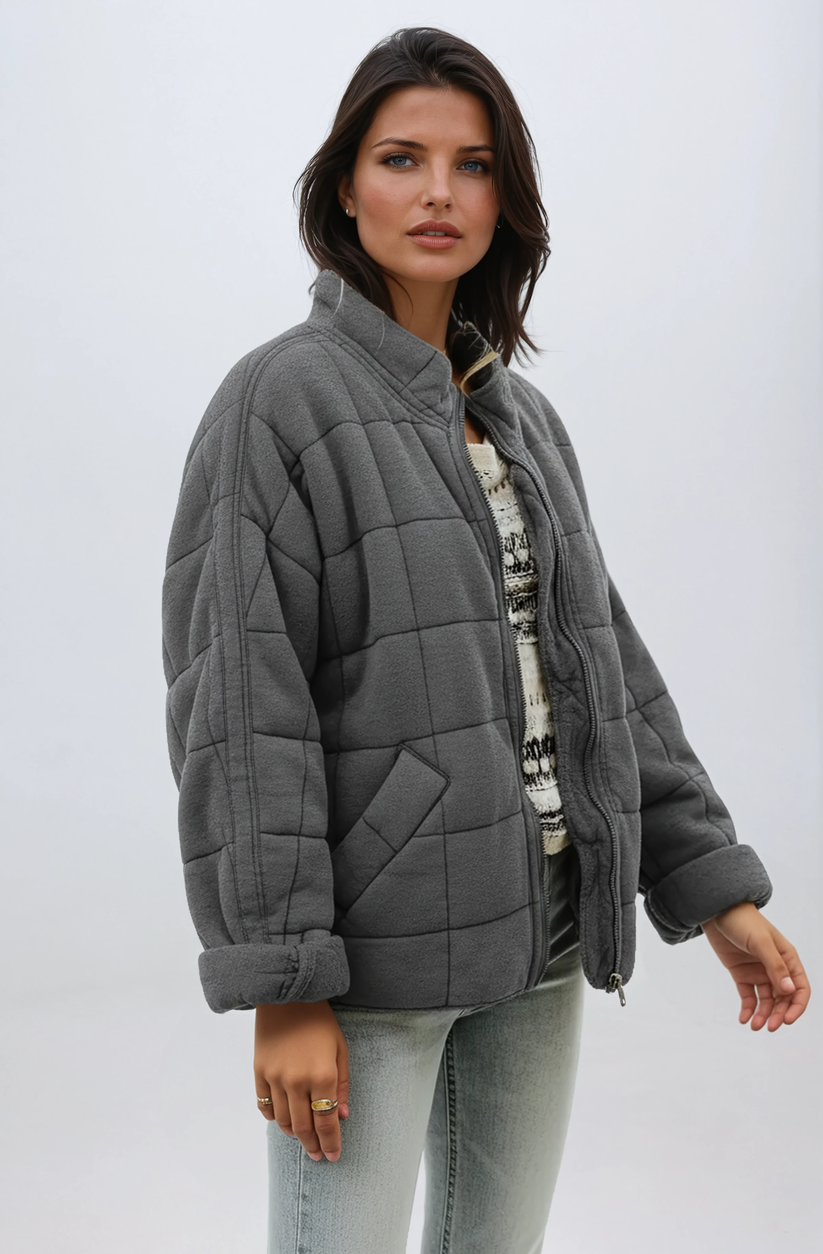 Oversized Quilted Jacket | LouLou Couture