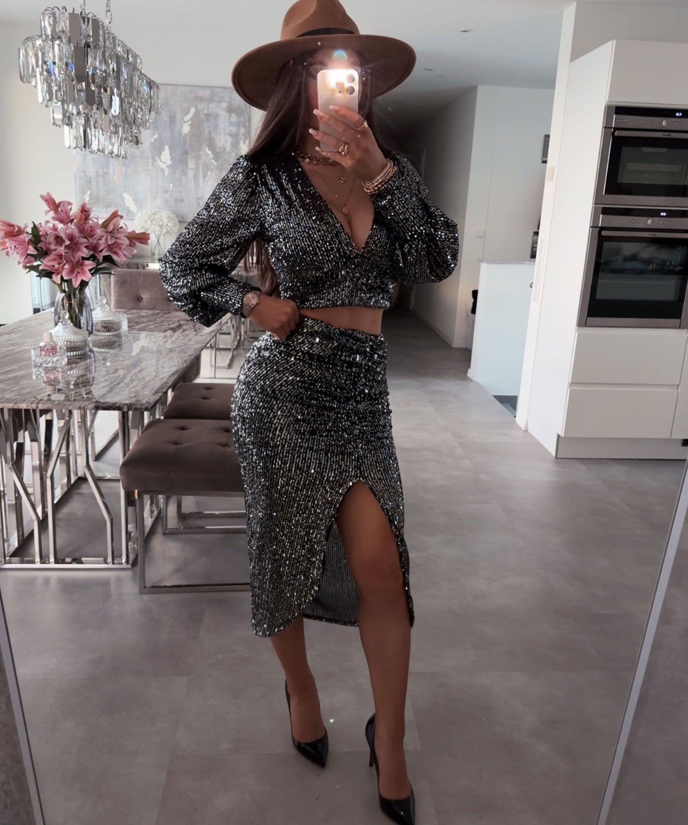 Midnight Sparkle Skirt | LouLou Couture
