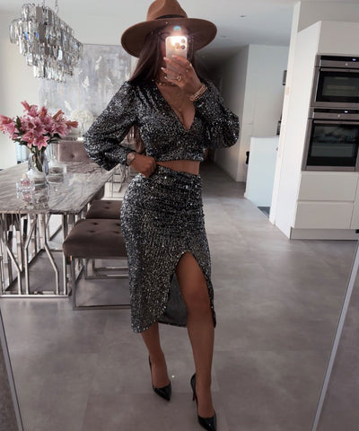 Midnight Sparkle Skirt | LouLou Couture