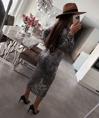 Midnight Sparkle Skirt | LouLou Couture