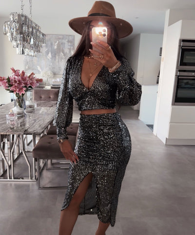 Midnight Sparkle Skirt | LouLou Couture