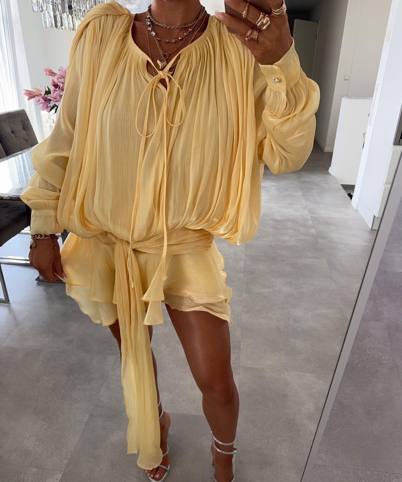 Yellow Knit Dress | LouLou Couture