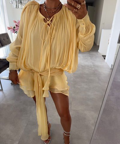 Yellow Knit Dress | LouLou Couture