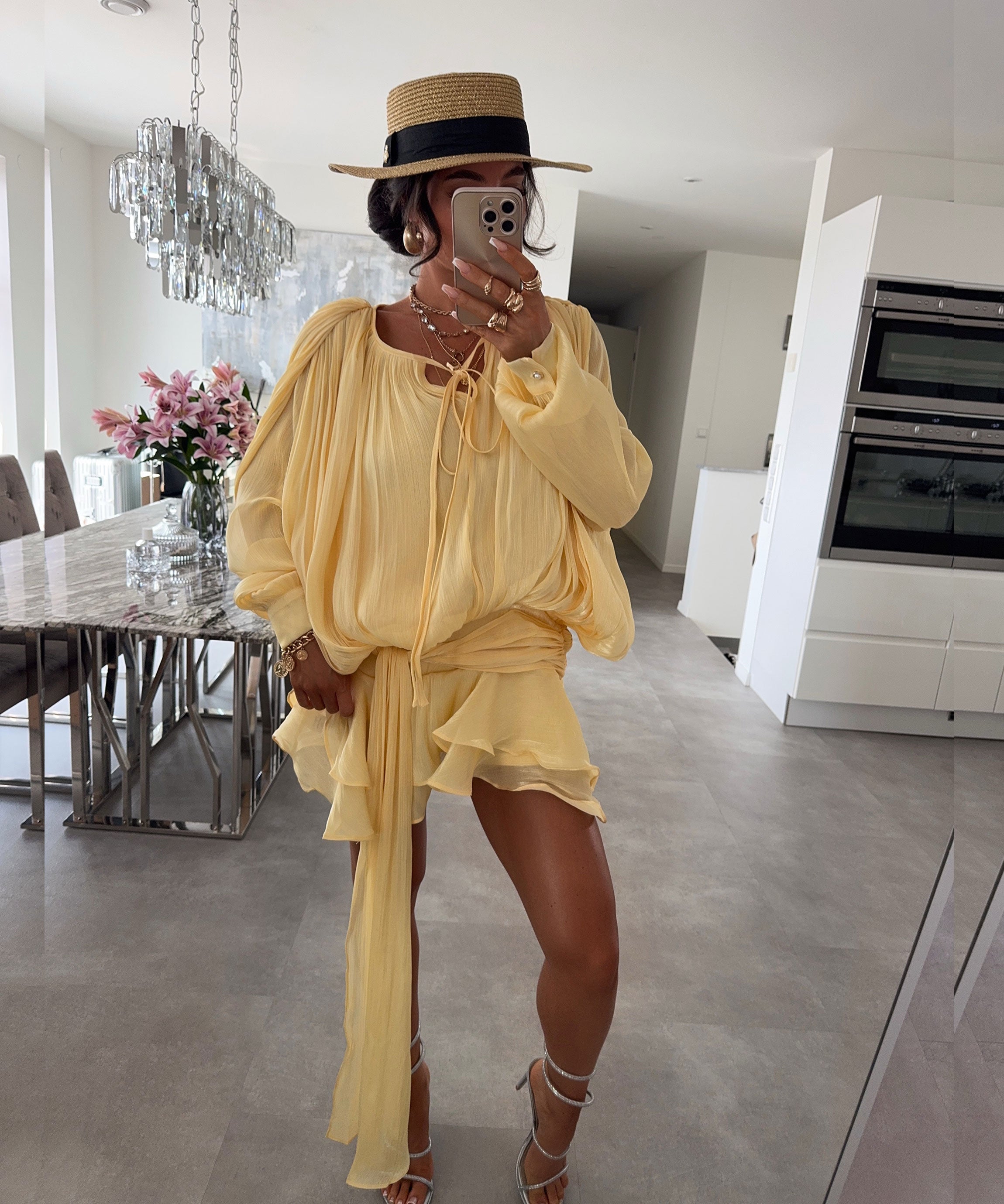 Yellow Knit Dress | LouLou Couture