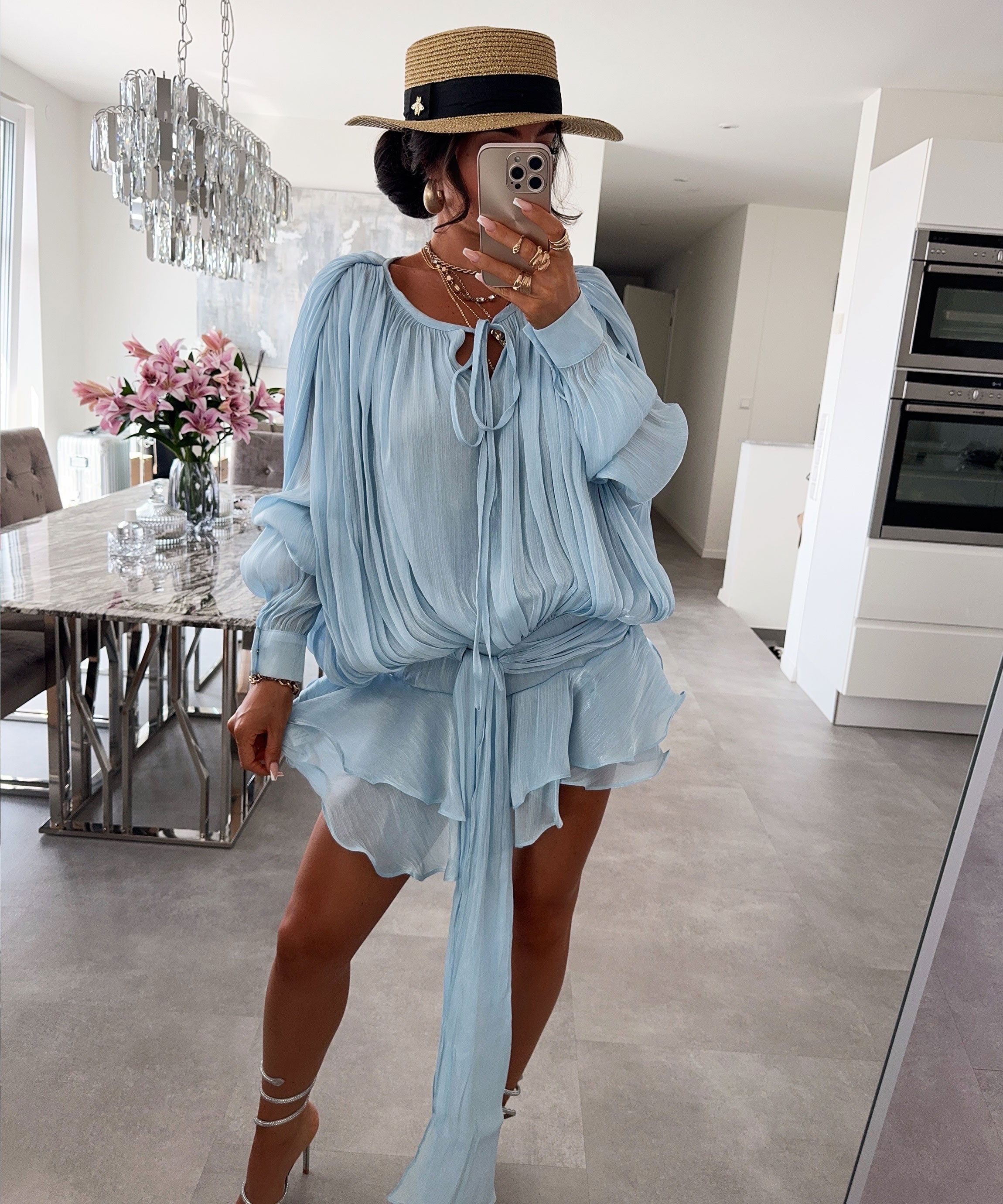 Blue Denim Dress | LouLou Couture - LouLou Couture