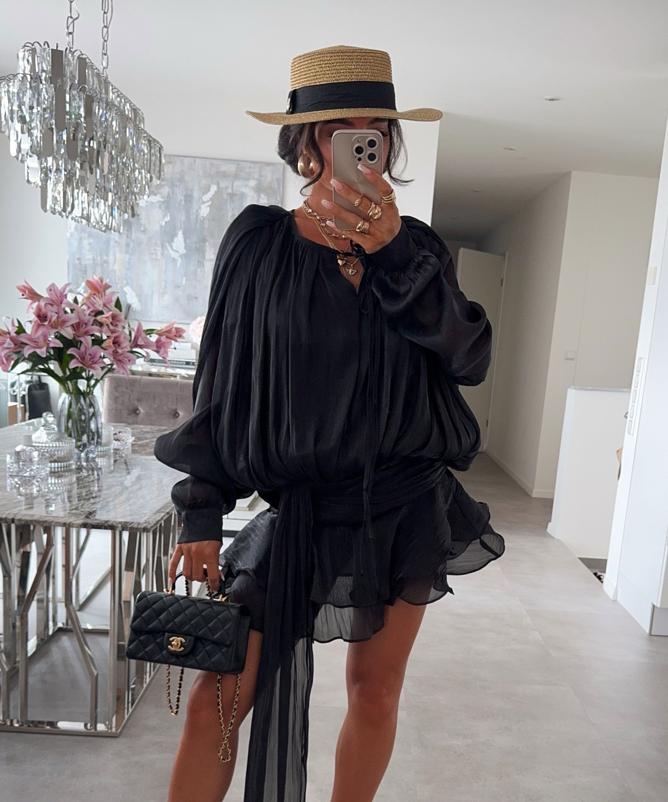 Black Velvet Mini Dress | LouLou Couture - LouLou Couture