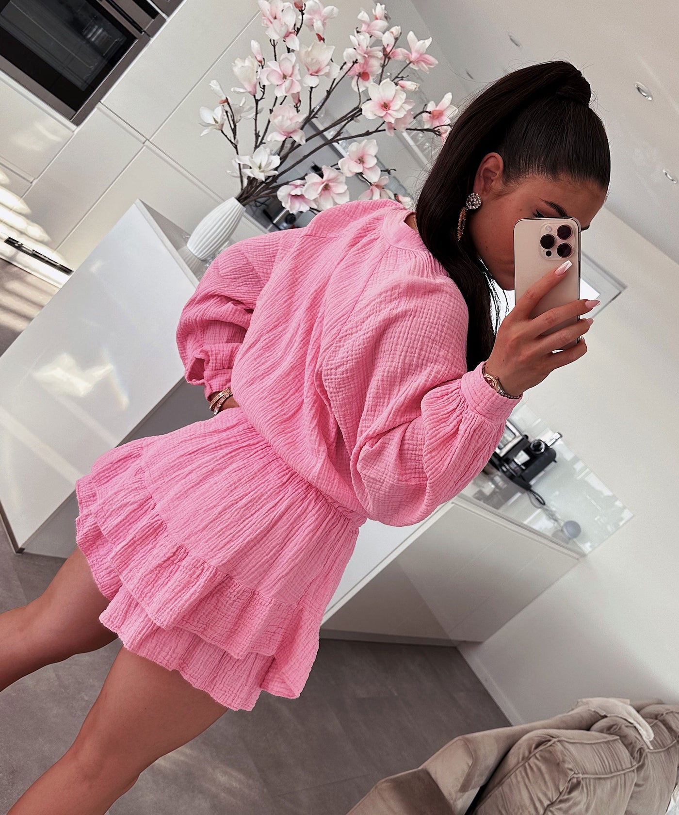 Pink Cotton Jumpsuit | LouLou Couture