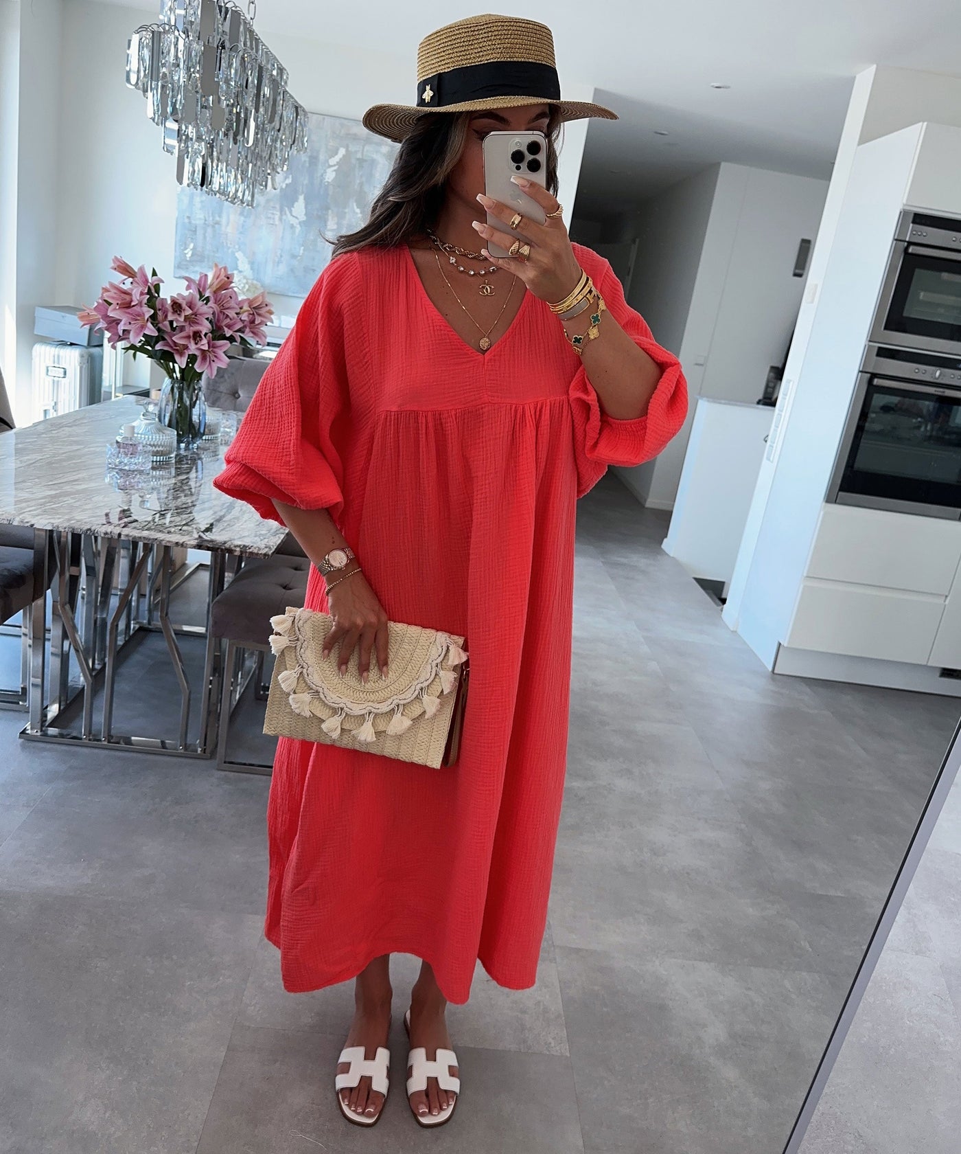 Red Satin Dress | LouLou Couture
