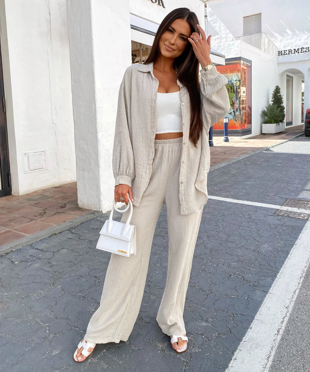 Long Camel Set | LouLou Couture