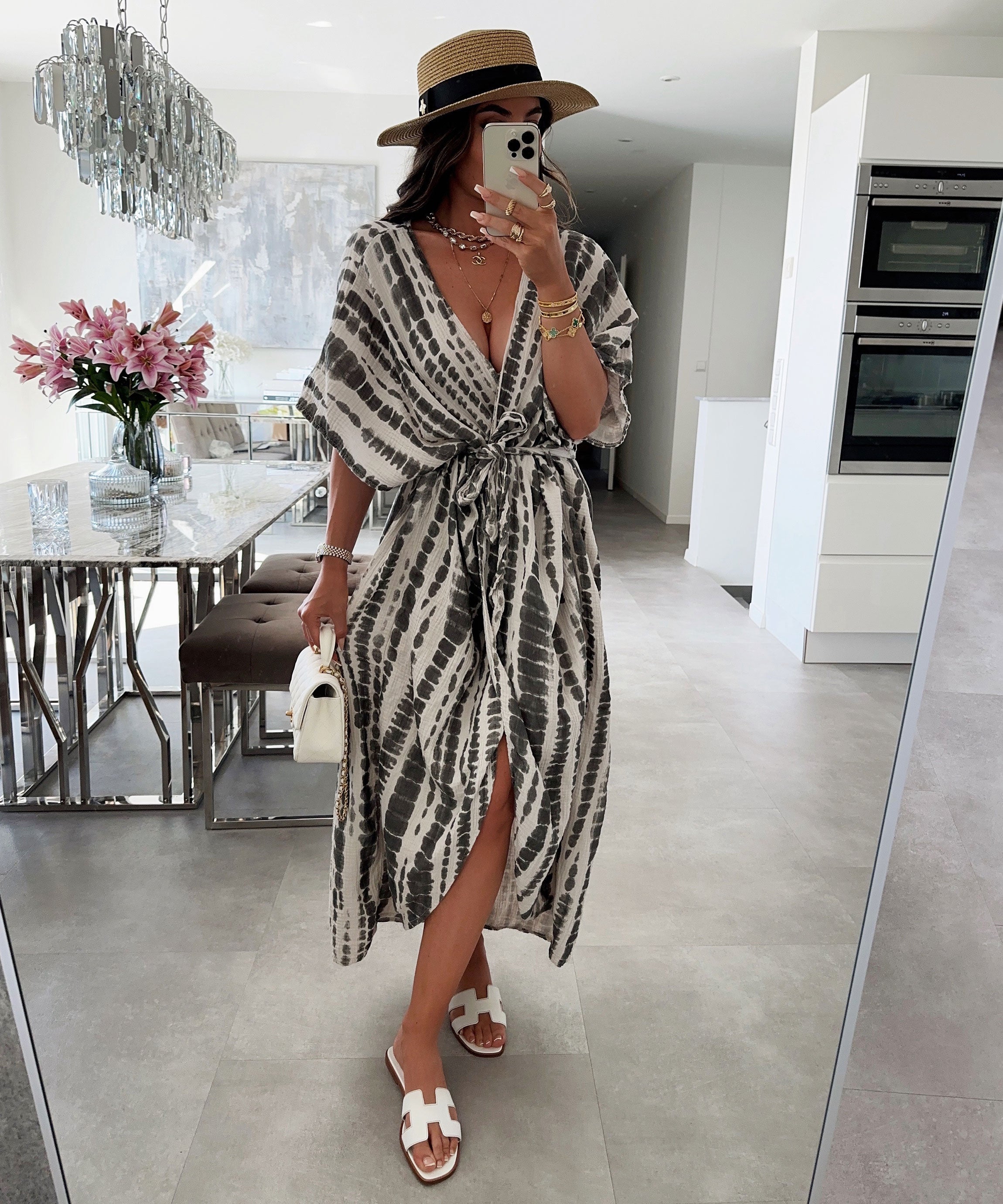 Black Stripes Dress | LouLou Couture