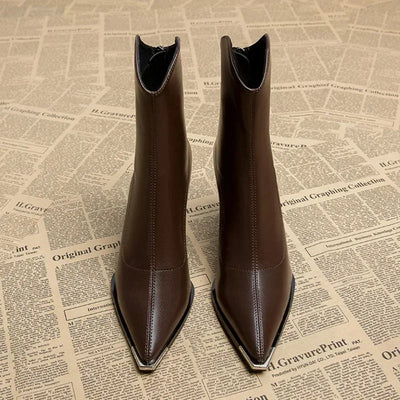 Chrome Tip Chelsea Boots | LouLou Couture