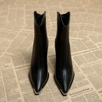 Chrome Tip Chelsea Boots | LouLou Couture