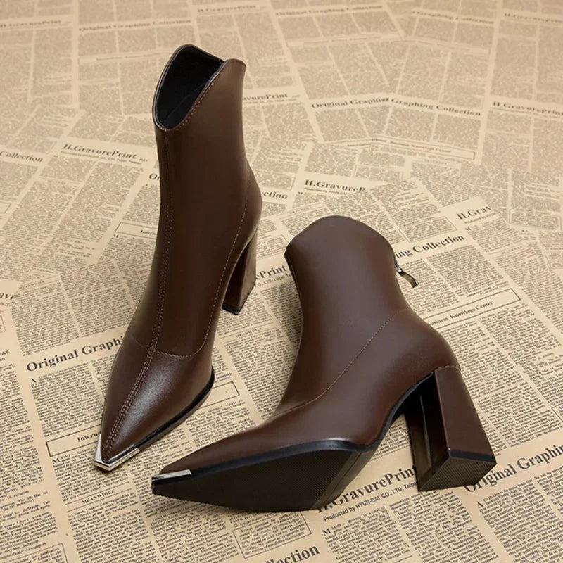 Chrome Tip Chelsea Boots | LouLou Couture