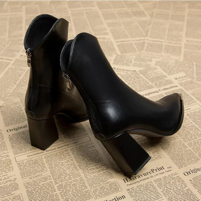 Chrome Tip Chelsea Boots | LouLou Couture