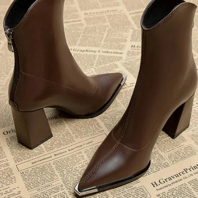 Chrome Tip Chelsea Boots | LouLou Couture