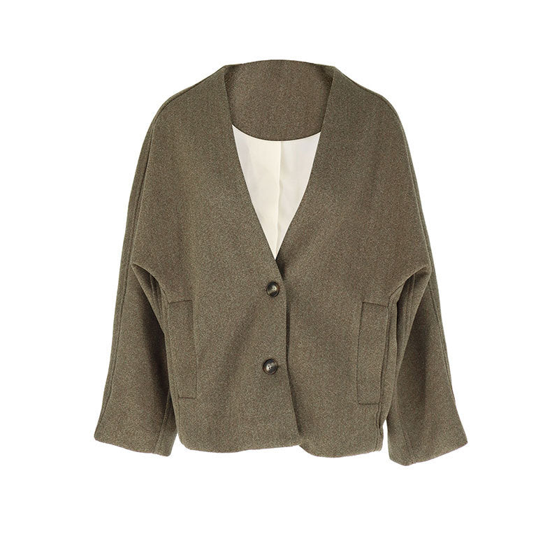 Classy Long Sleeve Button Jacket | LouLou Couture