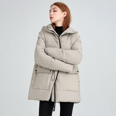 Comfy Zip-Up Hooded Puffer Jacket | LouLou Couture