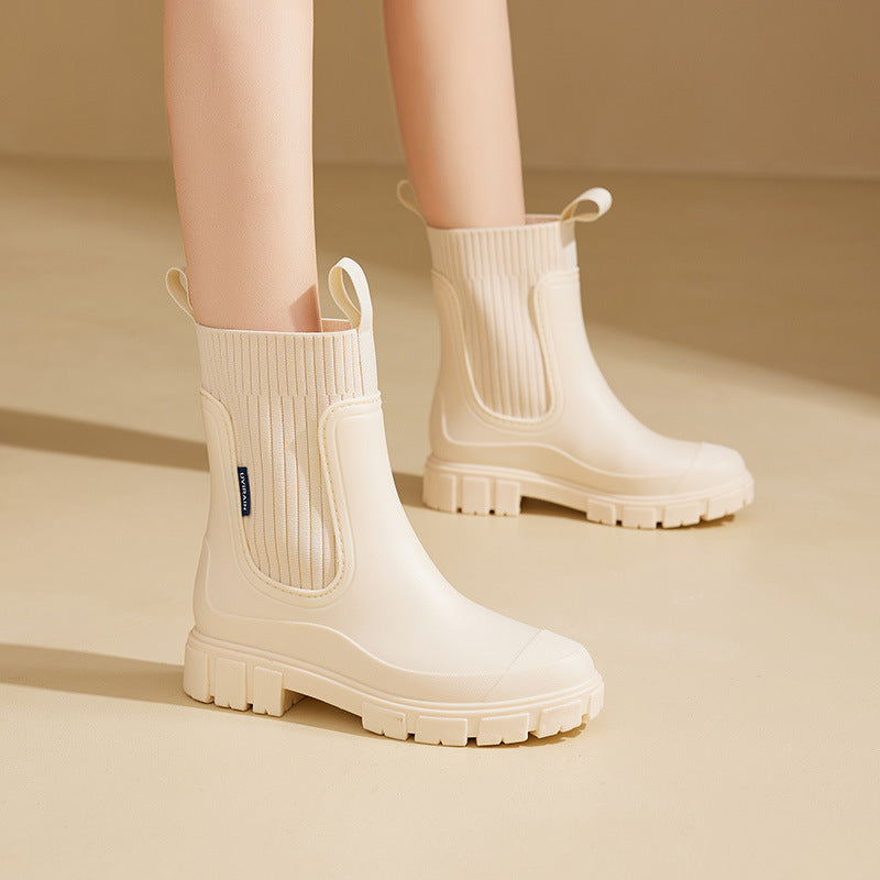 Classic Waterproof Non-Slip Ankle Boots | LouLou Couture