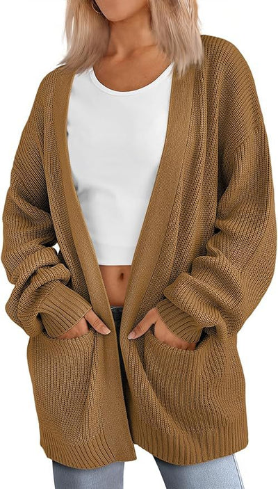 Lightweight Loose V-Neck Cardigan | LouLou Couture