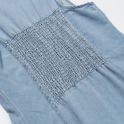 Classic Buttoned Down Deep V-Neck Maxi Dress | LouLou Couture