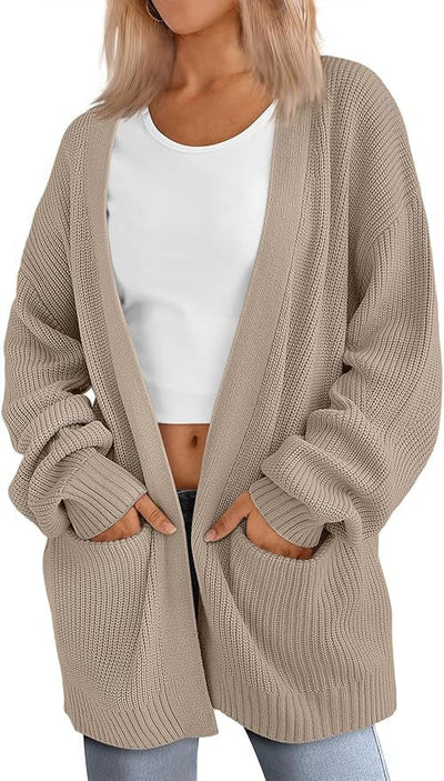 Lightweight Loose V-Neck Cardigan | LouLou Couture