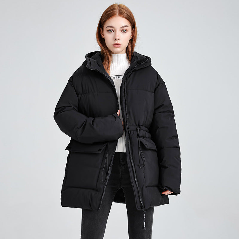 Comfy Zip-Up Hooded Puffer Jacket | LouLou Couture