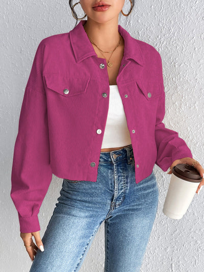 Vintage Collared Button-Up Jacket | LouLou Couture