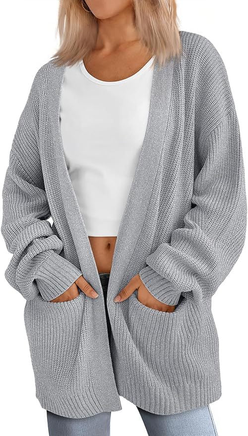 Lightweight Loose V-Neck Cardigan | LouLou Couture