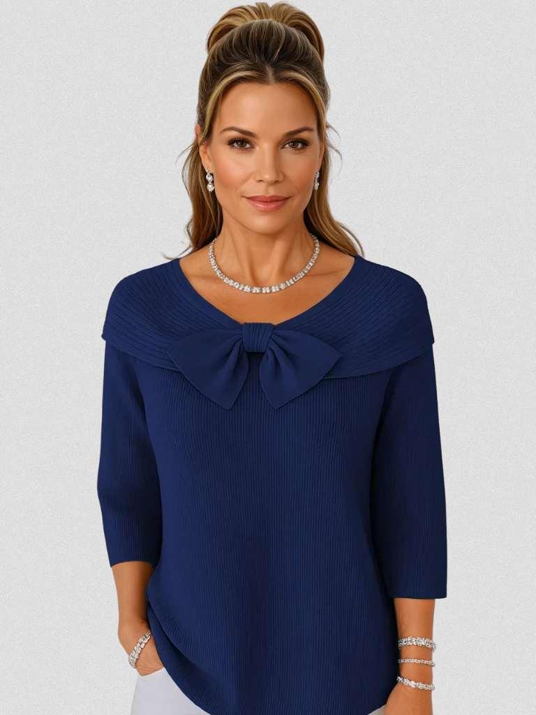 Knitted Bow Top | LouLou Couture