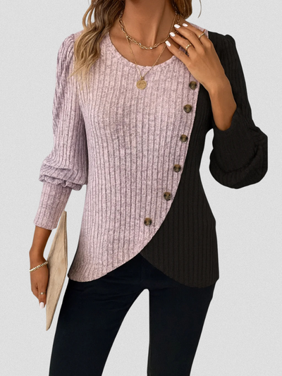 Kaia Casual Knit Longsleeve | LouLou Couture