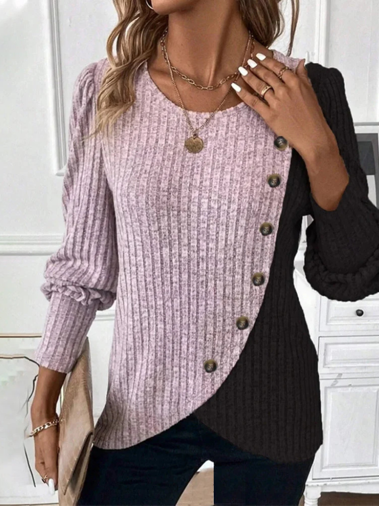 Kaia Casual Knit Longsleeve | LouLou Couture