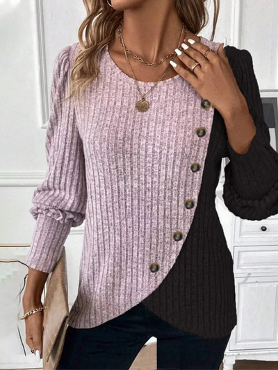 Kaia Casual Knit Longsleeve | LouLou Couture