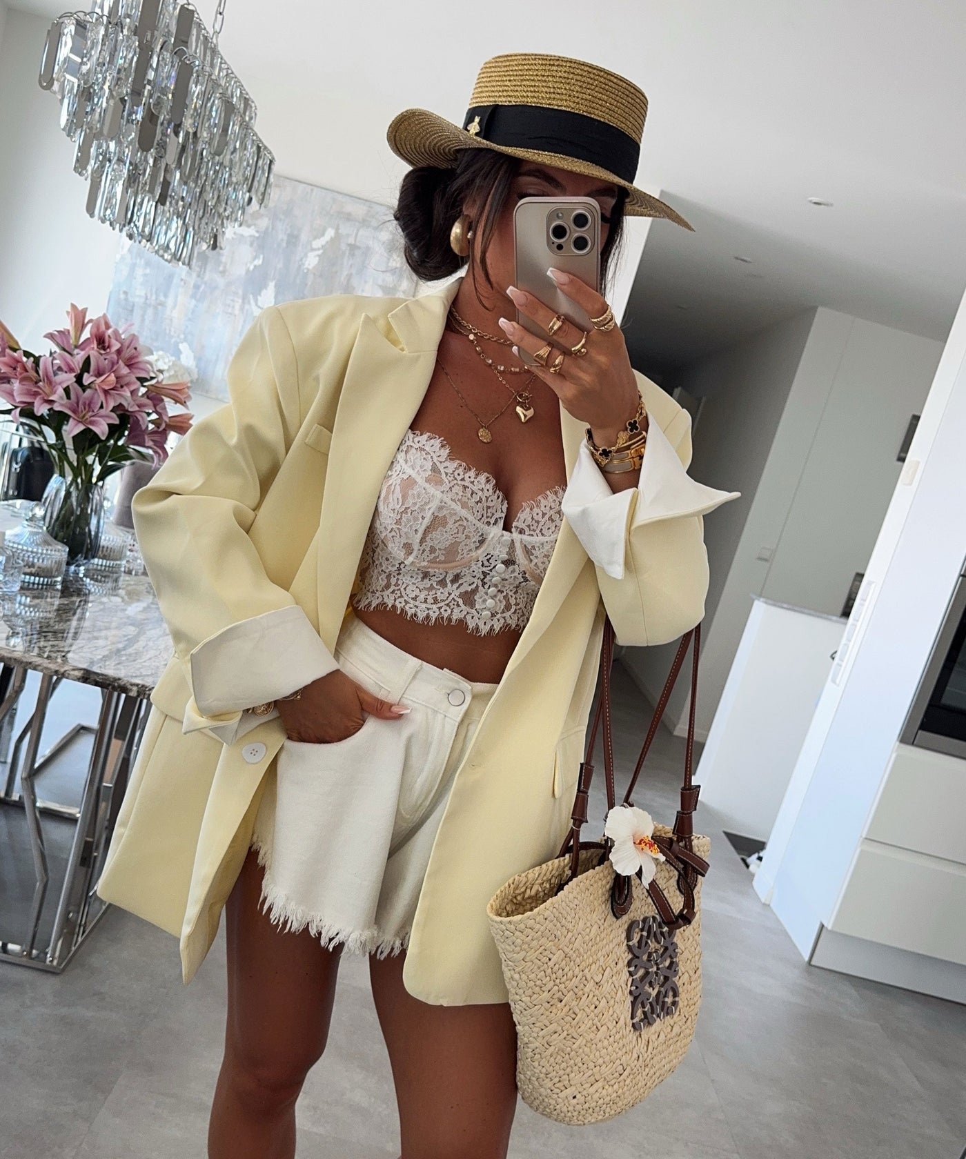 White Essentials Shorts | LouLou Couture