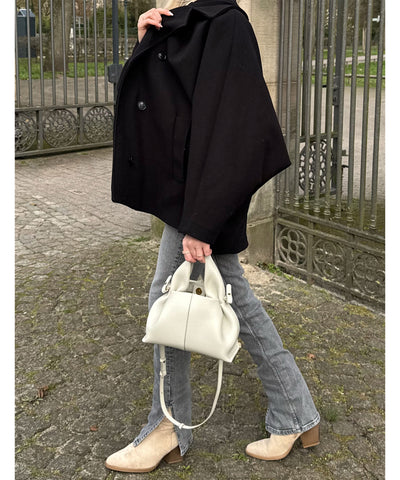 Black Oversized Joana Jacket | LouLou Couture