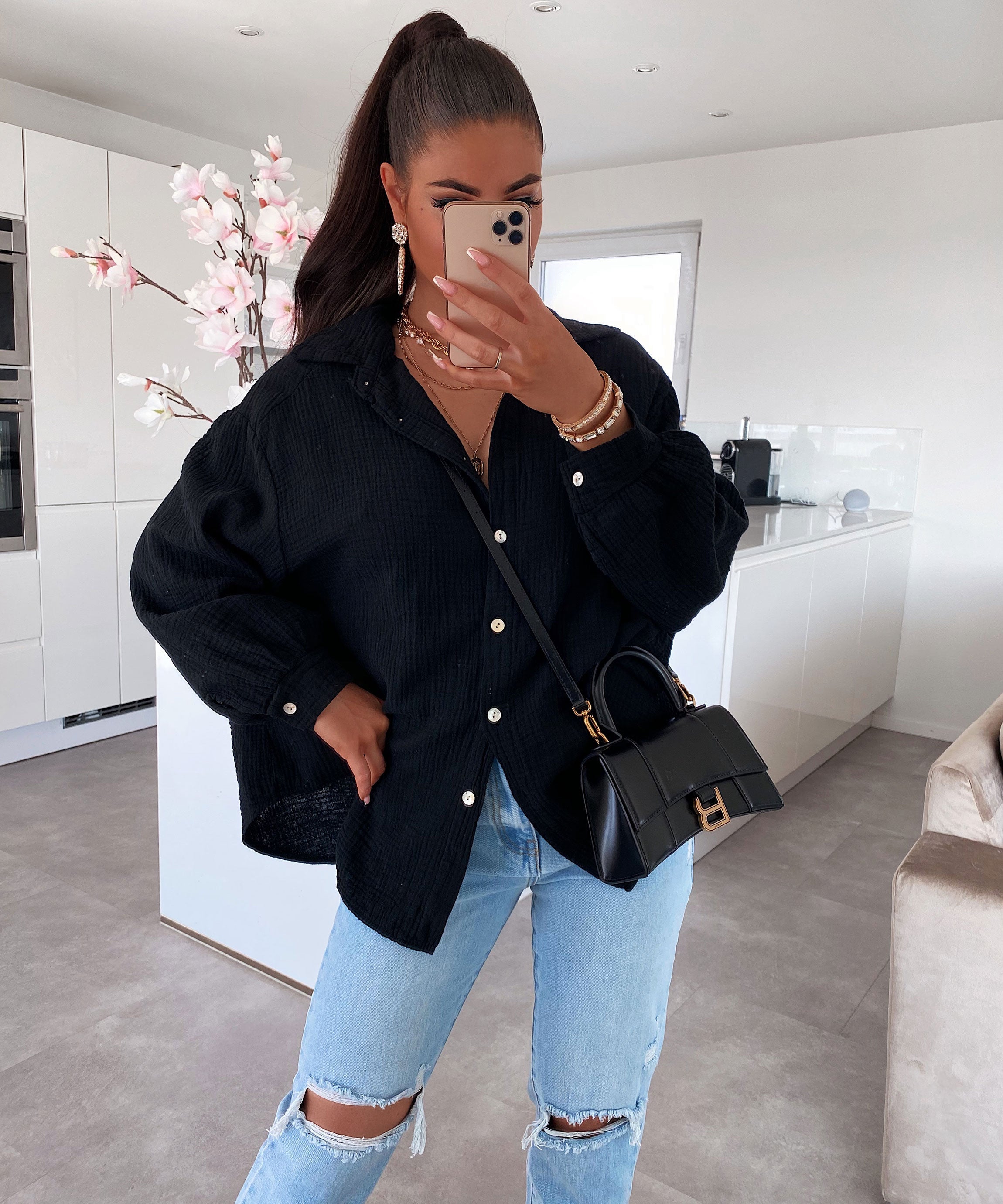 Black Blouse | LouLou Couture - LouLou Couture