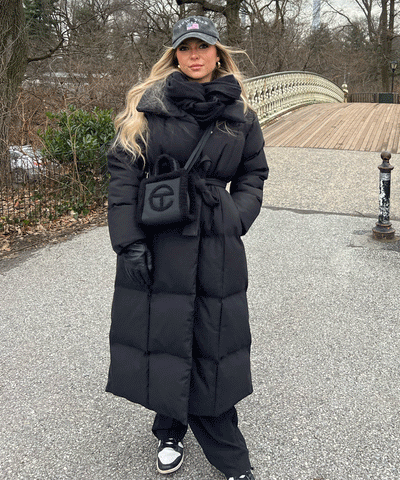 Long Quilted Winter Jacket for Women | LouLou Couture