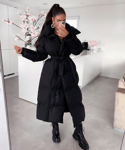 Long Quilted Winter Jacket for Women | LouLou Couture