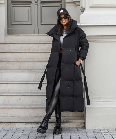 Long Quilted Winter Jacket for Women | LouLou Couture