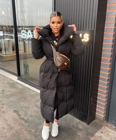 Long Quilted Winter Jacket for Women | LouLou Couture
