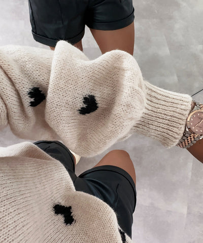 Pullover White Love | LouLou Couture